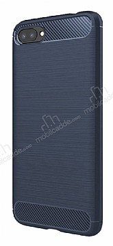 Eiroo Carbon Shield Asus Zenfone 4 Max ZC554KL Ultra Koruma Lacivert Klf