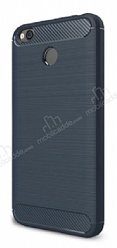 Eiroo Carbon Shield Xiaomi Redmi 4X Ultra Koruma Lacivert Klf