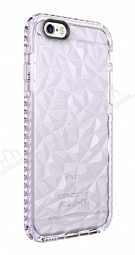 Eiroo Color Crystal iPhone 6 / 6S Mor Silikon Klf