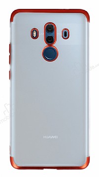 Eiroo Frosty Huawei Mate 10 Pro Krmz Kenarl Silikon Klf