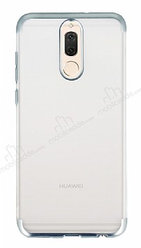 Eiroo Frosty Huawei Mate 10 Lite Silver Kenarl Silikon Klf