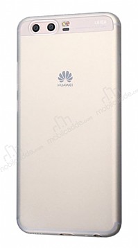 Eiroo Ghost Thin Huawei P10 Plus Ultra nce effaf Beyaz Rubber Klf