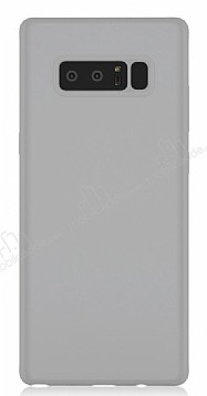 Eiroo Ghost Thin Samsung Galaxy Note 8 Ultra nce Silver Rubber Klf