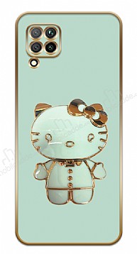 Eiroo Huawei P Smart 2018 Kitty Standl Yeil Silikon Klf