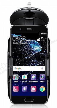 Eiroo Huawei P10 Siyah Ara Tutucu