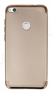 Eiroo Huawei P9 Lite 2017 3 1 Arada Gold Kenarl Gold Silikon Klf