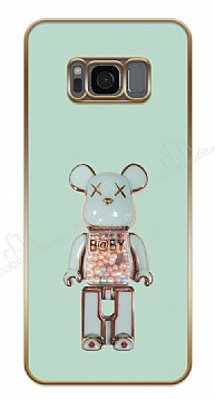 Eiroo Huawei Samsung Galaxy S8 Candy Bear Standl Yeil Silikon Klf