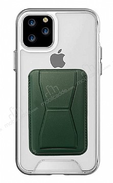 Eiroo iPhone 12 Pro Max Yeil Kartlkl Standl Ultra Koruma Klf