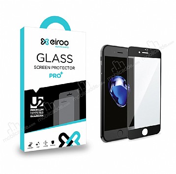 Eiroo iPhone 6 / 6S Full Tempered Glass Siyah Mat Cam Ekran Koruyucu