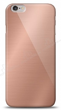 Eiroo iPhone 6 / 6S Silikon Kenarl Aynal Rose Gold Klf