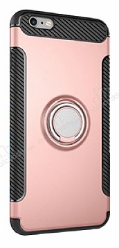 Eiroo Mage Fit iPhone 6 Plus / 6S Plus Standl Ultra Koruma Rose Gold Klf