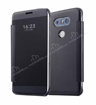 Eiroo Mirror Cover LG G5 Aynal Kapakl Siyah Klf