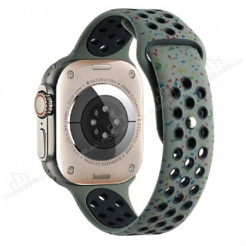 Eiroo New Series Apple Watch Silikon Haki Kordon (38mm)