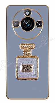 Eiroo Parfm Realme 11 Pro Standl Kamera Korumal Mavi Silikon Klf