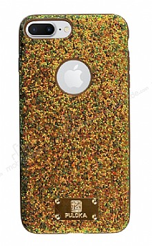 Eiroo Puloka iPhone 7 Plus / 8 Plus Iltl Gold Silikon Klf