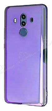 Eiroo Reflection Huawei Mate 10 Pro Tam Kenar Koruma Mor Rubber Klf