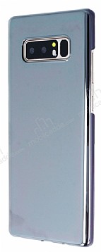 Eiroo Reflection Samsung Galaxy Note 8 Tam Kenar Koruma Siyah Rubber Klf