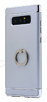 Eiroo Ring Fit Samsung Galaxy Note 8 Selfie Yzkl Silver Rubber Klf