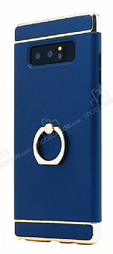 Eiroo Ring Fit Samsung Galaxy Note 8 Selfie Yzkl Lacivert Rubber Klf
