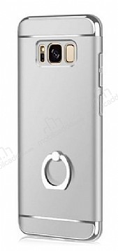 Eiroo Ring Fit Samsung Galaxy S8 Plus Selfie Yzkl Silver Rubber Klf