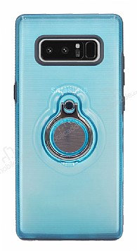 Eiroo Ring Flug Samsung Galaxy Note 8 Selfie Yzkl Mavi Rubber Klf
