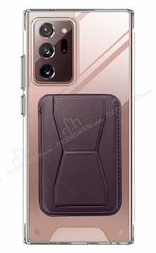 Eiroo Samsung Galaxy Note 20 Ultra Mor Kartlkl Standl Ultra Koruma Klf