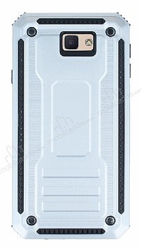 Eiroo Screwed Power Samsung Galaxy J7 Prime / J7 Prime 2 Ultra Koruma Silver Klf