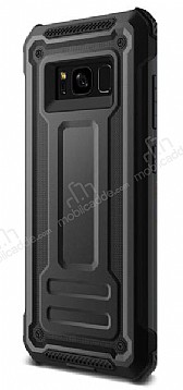Eiroo Screwed Power Samsung Galaxy Note 8 Ultra Koruma Siyah Klf