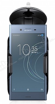 Eiroo Sony Xperia XZ1 Siyah Ara Tutucu