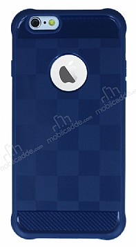 Eiroo Square Shield iPhone 6 / 6S Ultra Koruma Lacivert Klf