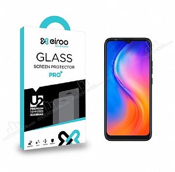 Eiroo Tecno Spark 6 Go Tempered Glass Cam Ekran Koruyucu