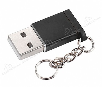 Eiroo Type-C to USB Dntrc Siyah Adaptr