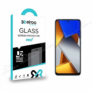 Eiroo Xiaomi Poco M4 Pro Tempered Glass Cam Ekran Koruyucu