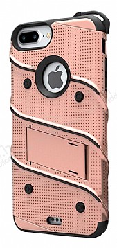 Eiroo Zag Armor iPhone 7 Plus Standl Ultra Koruma Rose Gold Klf