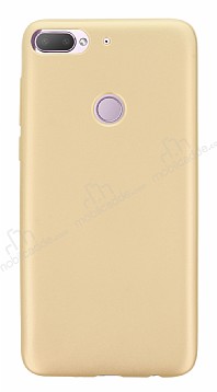 HTC Desire 12 Plus Mat Gold Silikon Klf