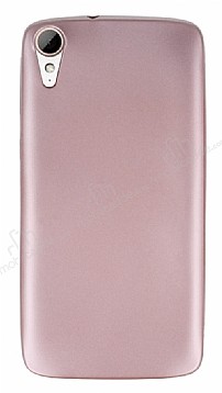 HTC Desire 828 Mat Rose Gold Silikon Klf
