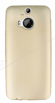 HTC One M9 Plus Mat Gold Silikon Klf