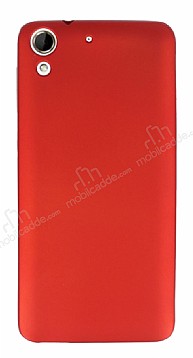HTC Desire 728G Mat Krmz Silikon Klf