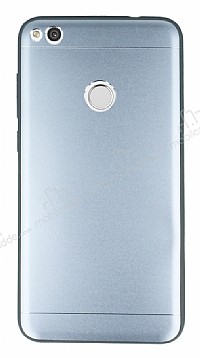 Huawei P9 Lite 2017 Silikon Kenarl Silver Metal Klf