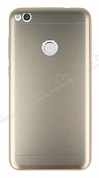 Huawei P9 Lite 2017 Silikon Kenarl Gold Metal Klf