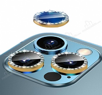 iPhone 11 Pro Crystal Gold Tal Kamera Lensi Koruyucu