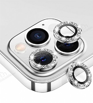 iPhone 11 Pro Max Silver Tal Kamera Lens Koruyucu