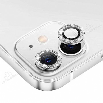 iPhone 12 6.1 in Tal Silver Kamera Lens Koruyucu