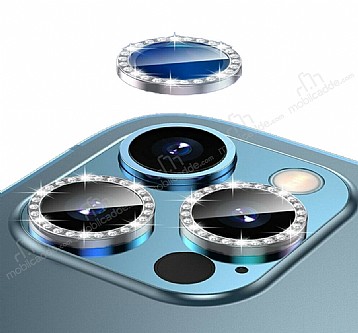 iPhone 12 Pro Max 6.7 in Crystal Tal Silver Kamera Lensi Koruyucu