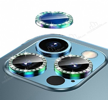 iPhone 12 Pro Max 6.7 in Crystal Tal Yeil Kamera Lensi Koruyucu