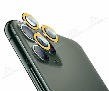 iPhone 12 Pro 6.1 in Neon Sar Kamera Lens Koruyucu