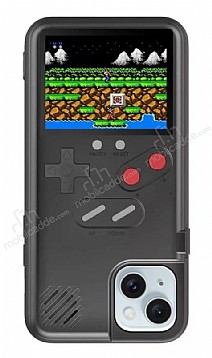 iPhone 14 Oynanabilir Tetris Gameboy Siyah Telefon Klf