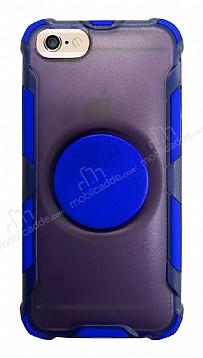 iPhone 6 / 6S Pop-Stand Ultra Koruma Mavi Klf