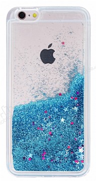 iPhone 6 / 6S Sulu Mavi Rubber Klf