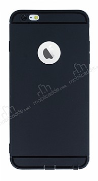 iPhone 6 Plus / 6S Plus Mat Siyah Silikon Klf